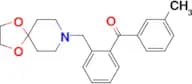 2-[8-(1,4-dioxa-8-azaspiro[4.5]decyl)methyl]-3′-methyl benzophenone