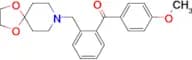 2-[8-(1,4-dioxa-8-azaspiro[4.5]decyl)methyl]-4′-methoxy benzophenone