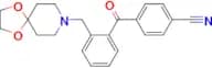 4′-cyano-2-[8-(1,4-dioxa-8-azaspiro[4.5]decyl)methyl]benzophenone