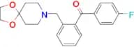 2-[8-(1,4-dioxa-8-azaspiro[4.5]decyl)methyl]-4′-fluorobenzophenone