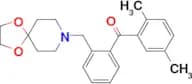 2,5-dimethyl-2′-[8-(1,4-dioxa-8-azaspiro[4.5]decyl)methyl]benzophenone