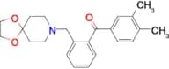 3′,4′-dimethyl-2-[8-(1,4-dioxa-8-azaspiro[4.5]decyl)methyl]benzophenone