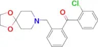 2-chloro-2′-[8-(1,4-dioxa-8-azaspiro[4.5]decyl)methyl]benzophenone