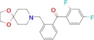 2,4-difluoro-2′-[8-(1,4-dioxa-8-azaspiro[4.5]decyl)methyl]benzophenone