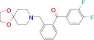 3,4-difluoro-2′-[8-(1,4-dioxa-8-azaspiro[4.5]decyl)methyl]benzophenone