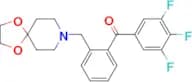 2′-[8-(1,4-dioxa-8-azaspiro[4.5]decyl)methyl]-3,4,5-trifluorobenzophenone
