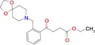 ethyl 4-[2-[8-(1,4-dioxa-8-azaspiro[4.5]decyl)methyl]phenyl]-4-oxobutyrate