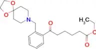 ethyl 6-[2-[8-(1,4-dioxa-8-azaspiro[4.5]decyl)methyl]phenyl]-6-oxohexanoate