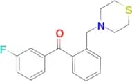 3′-fluoro-2-thiomorpholinomethyl benzophenone