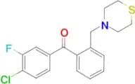 4-chloro-3-fluoro-2′-thiomorpholinomethyl benzophenone