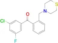 3-chloro-5-fluoro-2′-thiomorpholinomethyl benzophenone