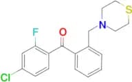 4-chloro-2-fluoro-2′-thiomorpholinomethyl benzophenone