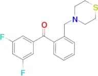 3,5-difluoro-2′-thiomorpholinomethyl benzophenone