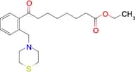 ethyl 8-oxo-8-[2-(thiomorpholinomethyl)phenyl]octanoate