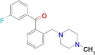 3′-fluoro-2-(4-methylpiperazinomethyl) benzophenone
