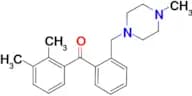 2,3-dimethyl-2′-(4-methylpiperazinomethyl) benzophenone