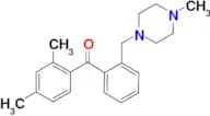 2,4-dimethyl-2′-(4-methylpiperazinomethyl) benzophenone