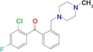 2-chloro-4-fluoro-2′-(4-methylpiperazinomethyl) benzophenone