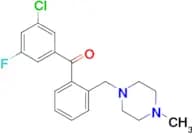 3-chloro-5-fluoro-2′-(4-methylpiperazinomethyl) benzophenone