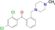 2,4-dichloro-2′-(4-methylpiperazinomethyl) benzophenon