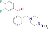3,4-difluoro-2′-(4-methylpiperazinomethyl) benzophenone