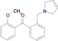 2-methoxy-2'-(3-pyrrolinomethyl) benzophenone