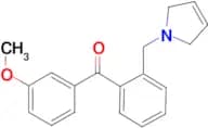 3'-methoxy-2-(3-pyrrolinomethyl) benzophenone