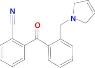 2-cyano-2'-(3-pyrrolinomethyl) benzophenone