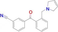 3'-cyano-2-(3-pyrrolinomethyl) benzophenone