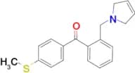 2-(3-pyrrolinomethyl)-4'-thiomethylbenzophenone