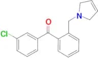 3'-chloro-2-(3-pyrrolinomethyl) benzophenone