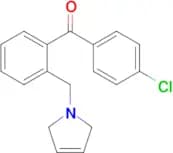4'-chloro-2-(3-pyrrolinomethyl) benzophenone