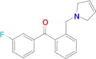 3'-fluoro-2-(3-pyrrolinomethyl) benzophenone