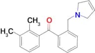 2,3-dimethyl-2'-(3-pyrrolinomethyl) benzophenone