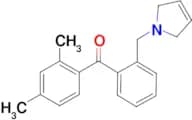 2,4-dimethyl-2'-(3-pyrrolinomethyl) benzophenone