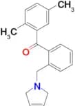 2,5-dimethyl-2'-(3-pyrrolinomethyl) benzophenone