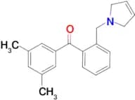 3,5-dimethyl-2'-(3-pyrrolinomethyl) benzophenone