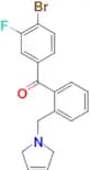 4-bromo-3-fluoro-2'-(3-pyrrolinomethyl) benzophenone