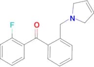 2-fluoro-2'-(3-pyrrolinomethyl) benzophenone