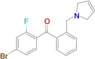 4-bromo-2-fluoro-2'-(3-pyrrolinomethyl) benzophenone