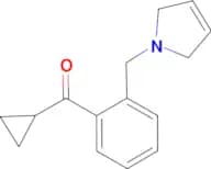 Cyclopropyl 2-(3-pyrrolinomethyl)phenyl ketone