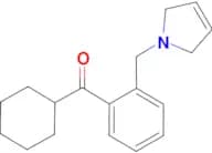 Cyclohexyl 2-(3-pyrrolinomethyl)phenyl ketone