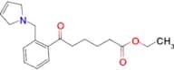 ethyl 6-oxo-6-[2-(3-pyrrolinomethyl)phenyl]hexanoate