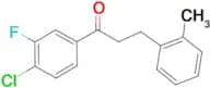 4′-chloro-3′-fluoro-3-(2-methylphenyl)propiophenone