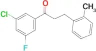 3′-chloro-5′-fluoro-3-(2-methylphenyl)propiophenone
