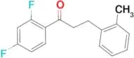 2′,4′-difluoro-3-(2-methylphenyl)propiophenone