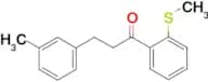 3-(3-methylphenyl)-2′-thiomethylpropiophenone