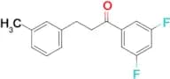 3′,5′-difluoro-3-(3-methylphenyl)propiophenone