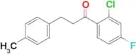 2′-chloro-4′-fluoro-3-(4-methylphenyl)propiophenone