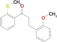 3-(2-methoxyphenyl)-2′-thiomethylpropiophenone